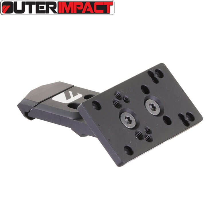 CZ Scorpion, CZ Bren 2 offset rødpunktsiktemontasje 45° | MRA footprint