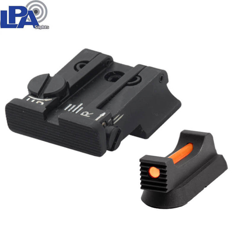CZ 75B, CZ P-01, CZ 75 SP-01 adjustable sight set with fiber optics | LPA