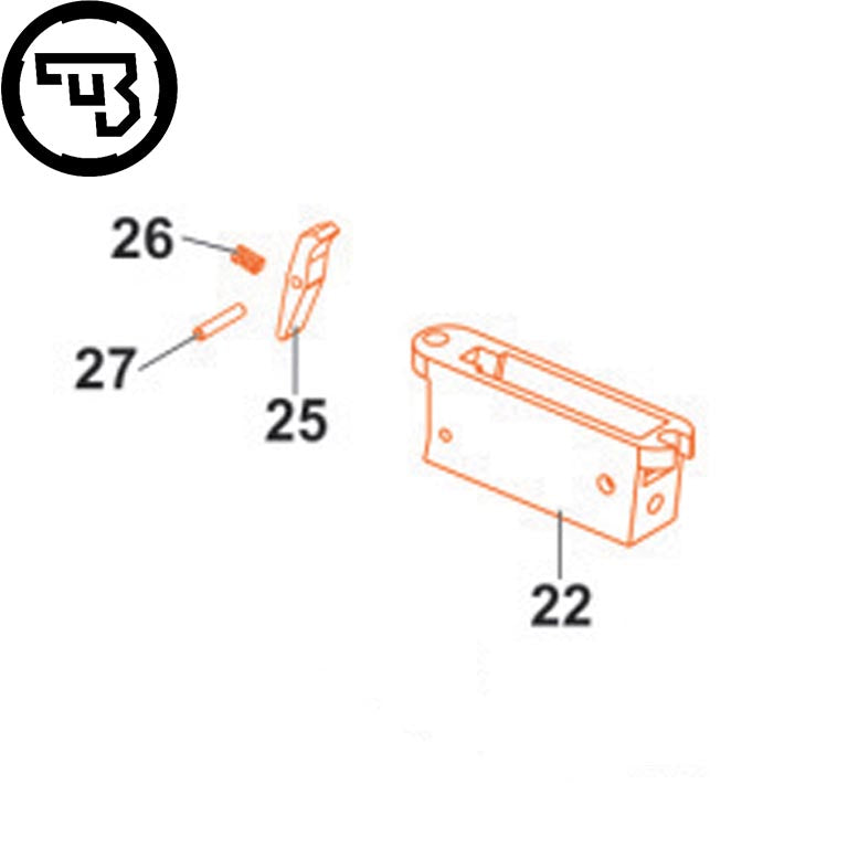 CZ 457 magasinfører komplett