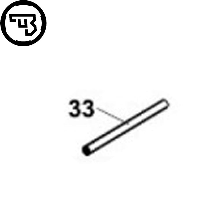 CZ P-10 bakre stropp-pinne | del #33