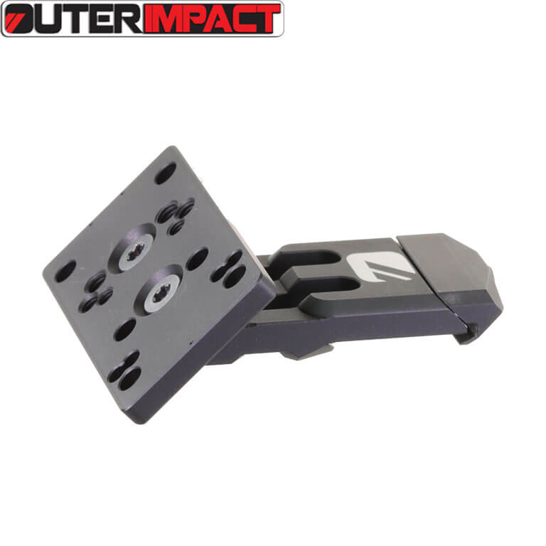 CZ Scorpion, CZ Bren 2 offset rødpunktsiktemontasje 45° | MRA footprint