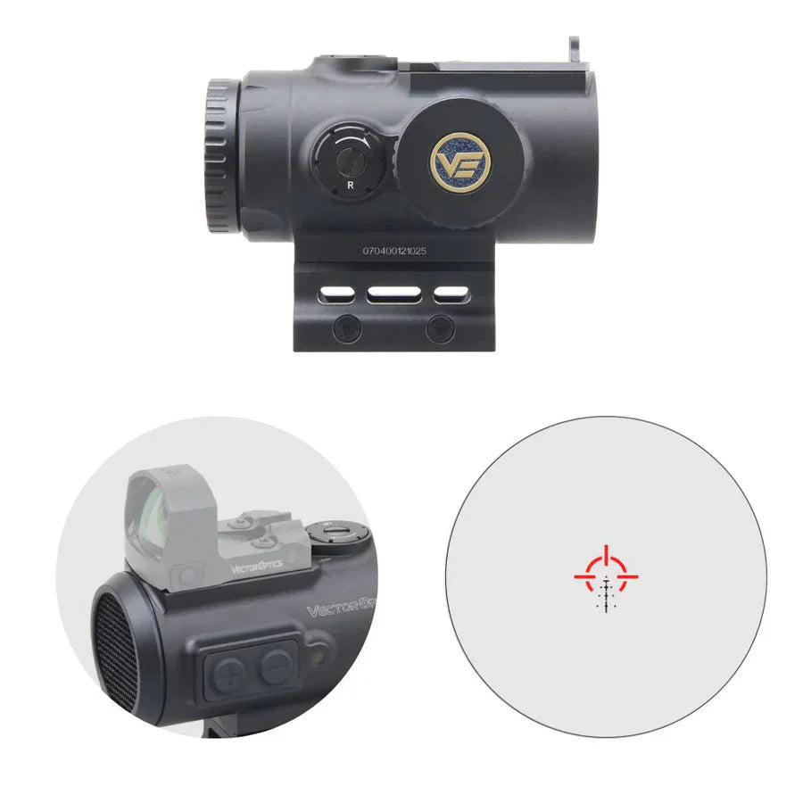 Vector Optics Paragon 4x24 ultrakompakt prisme kikkertsikte rifle scope Vector Optics