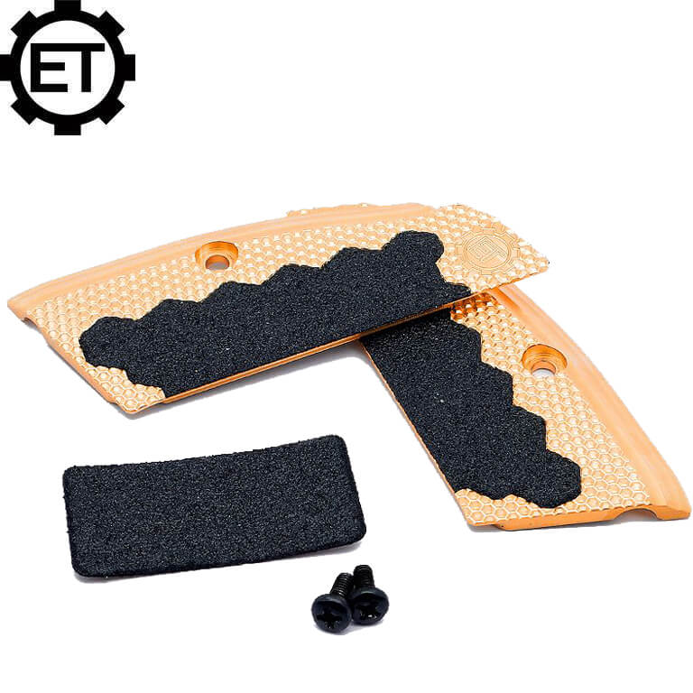 CZ 75B & SP-01, CZ TS 2, CZ Shadow 2 messing ET korte grepplater