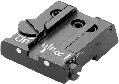 CZ P-10 justerbart baksikte | hvite prikker