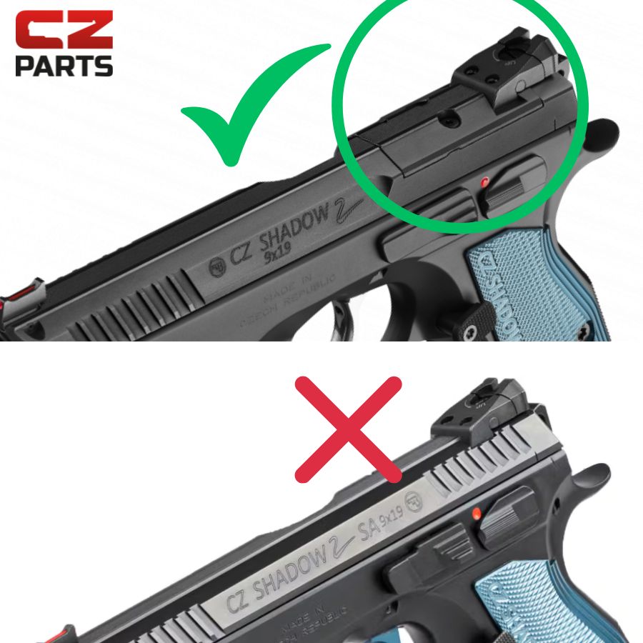 CZ Shadow 2 OR adapterplate | Aimpoint A-CUT footprint