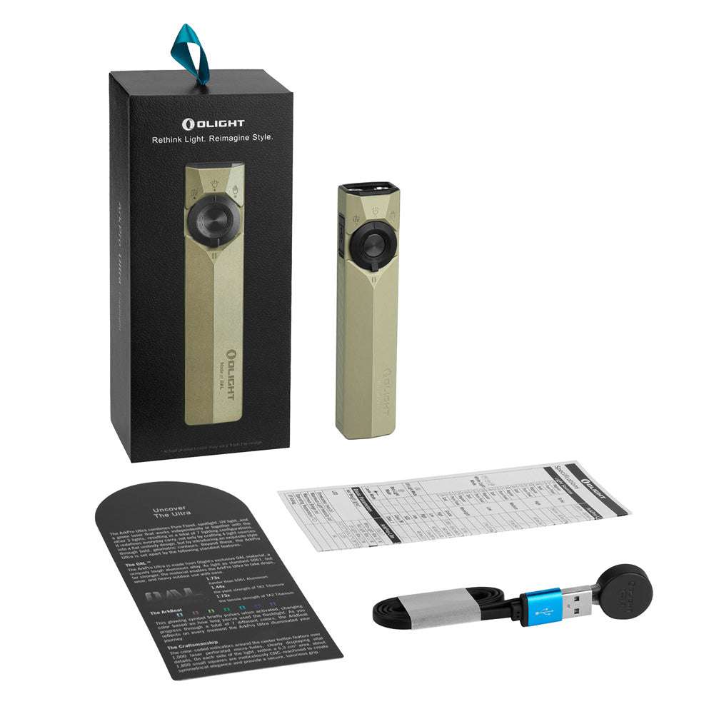 Olight ArkPro Ultra | flat 4-in-1 EDC lykt | 1.700 lm