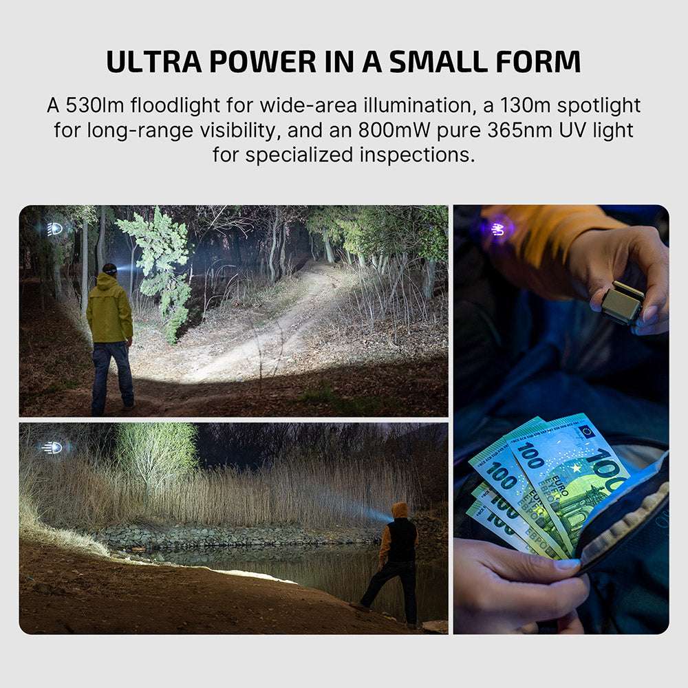 Olight Oclip Ultra | 3-i-1 clip-on EDC-lykt | 530 lm