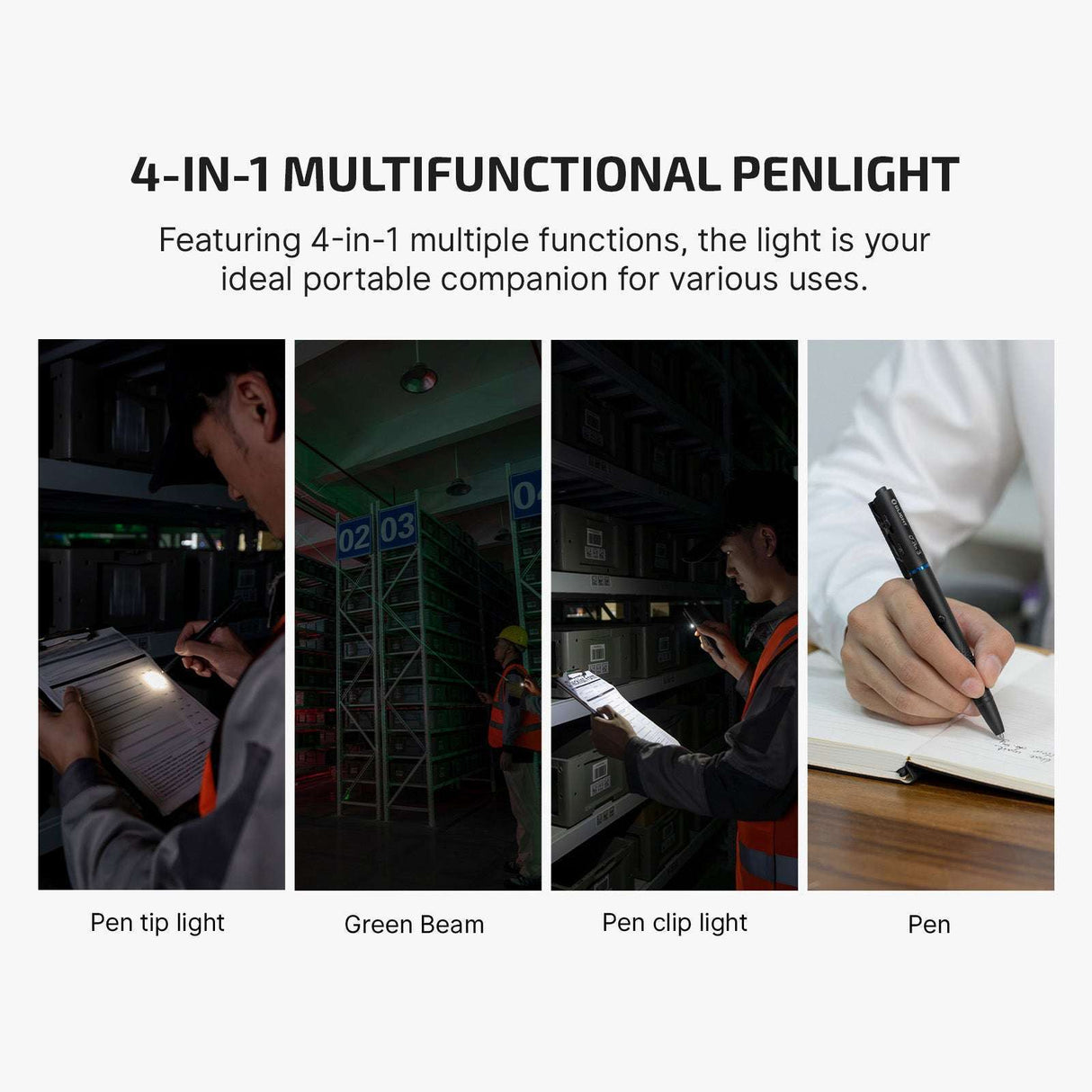 Olight O'Pen 3 | multifunksjonell pennelykt | 120 lm + grønn laser