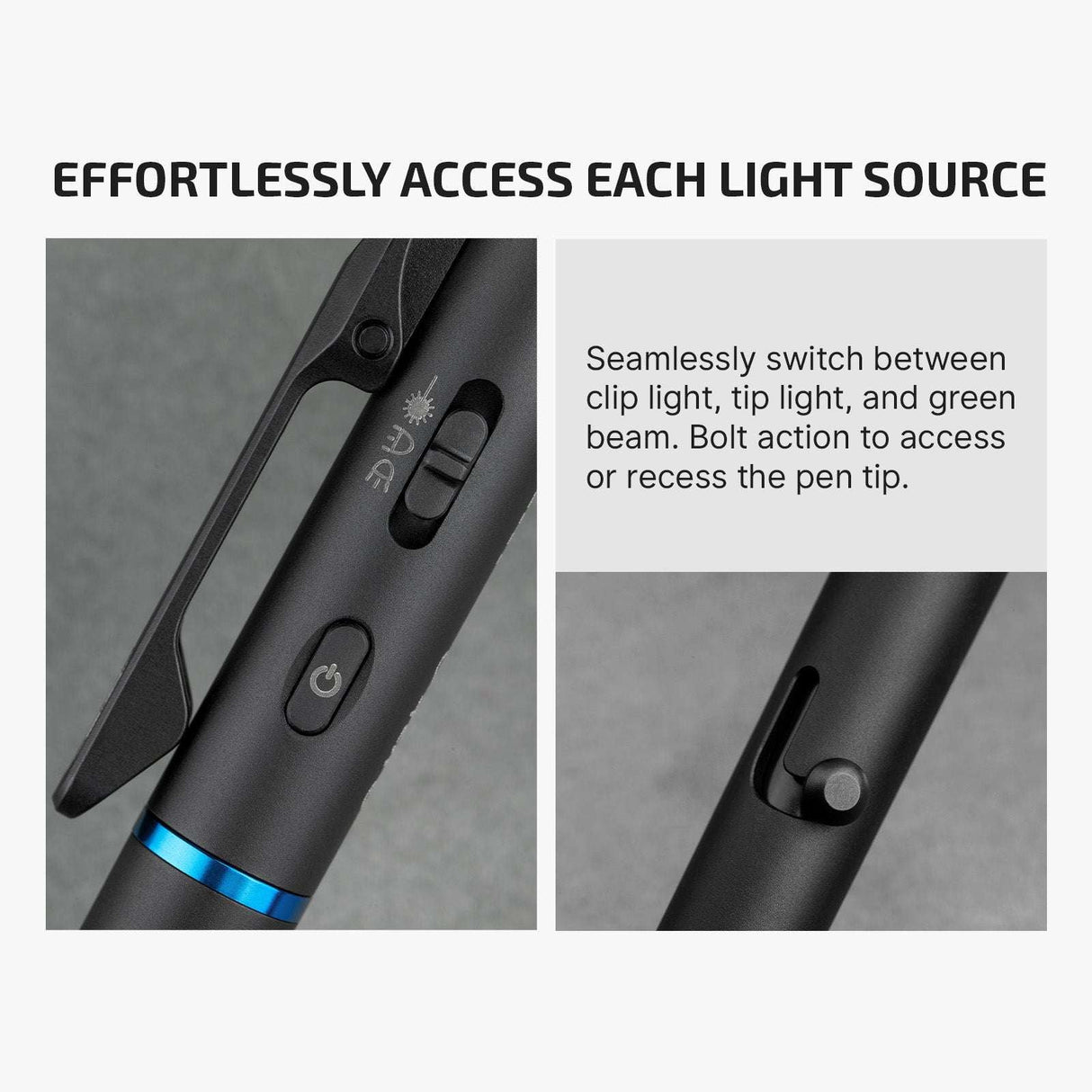 Olight O'Pen 3 | multifunksjonell pennelykt | 120 lm + grønn laser