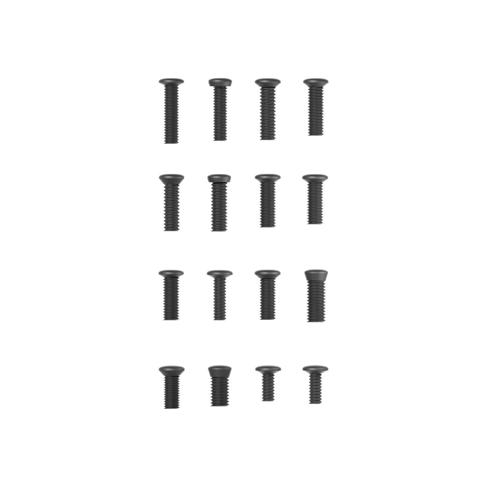 Sett med reservedelskruer for montering av rødpunktsikte