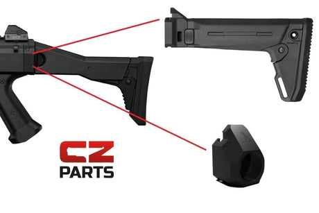 How to install a stock on CZ Scorpion Evo 3 / 3+