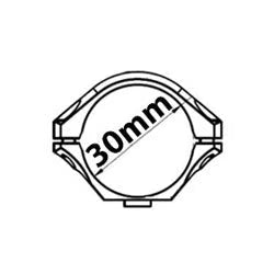 Rifleskoper med 30 mm diameter