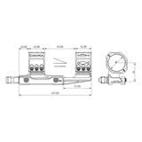 34 mm kikkertmontasje cantilever | Picatinny QD Ergo-base