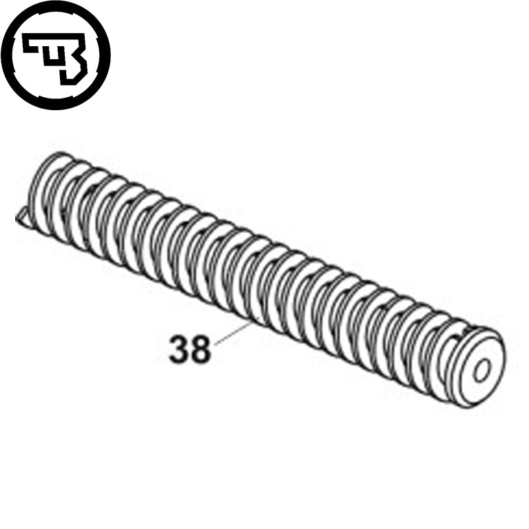 CZ P-07 rekylfjærmontering | del #38