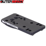 CZ 75B, CZ P-01, CZ 75 SP-01 rødpunktsiktemontasje universal | type C Outer Impact