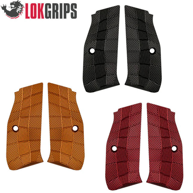 CZ 75 P-01, CZ 75 Compact alu grepplater | Gridlok