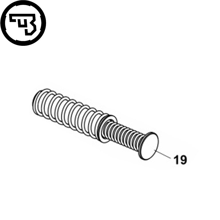 CZ P-10S rekylfjærmontering | del #19