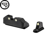 CZ P-10 Optics Ready siktesett selvlysende