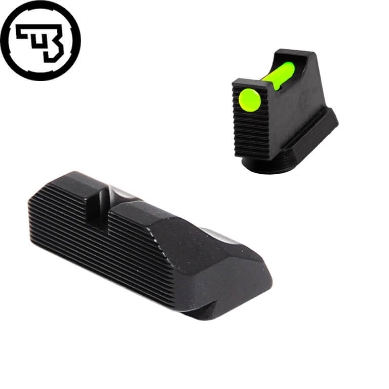 CZ P-10 Optics Ready siktesett med fiberoptikk | CZ