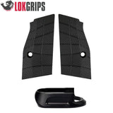 CZ Shadow 2 Compact & Carry korte alu grepplater & alu magasinbrønn | Gridlok_svart