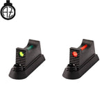 CZ Shadow 2 Orange korn med fiberoptikk | 7.5 x 1.0 mm