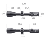 Vector Optics Continental 2-12x50 SFP riflesikte