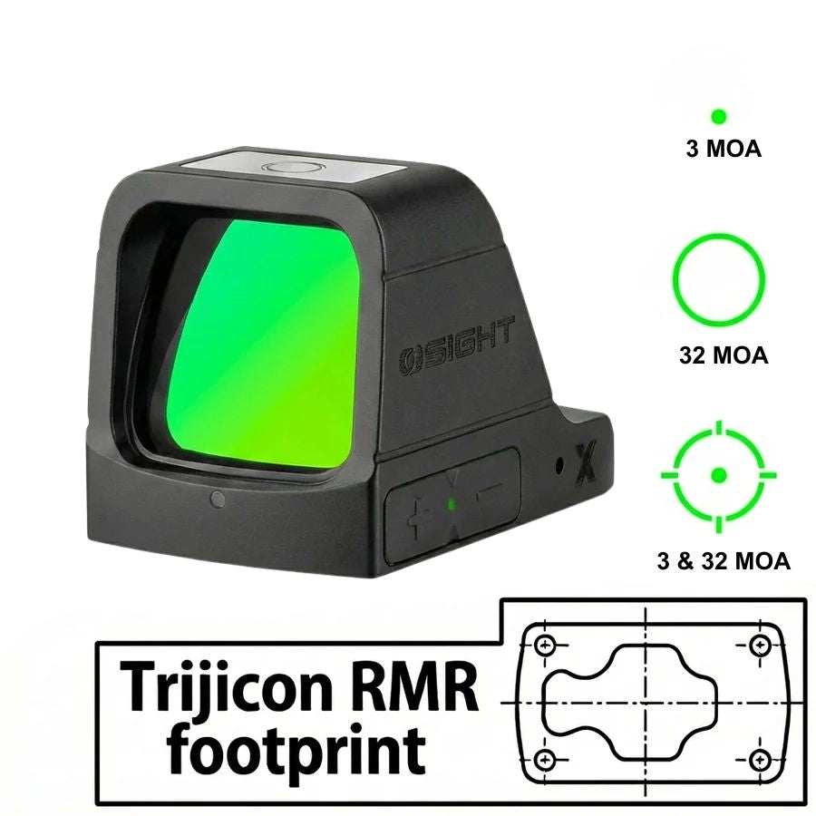 Osight X [grønn] optikk