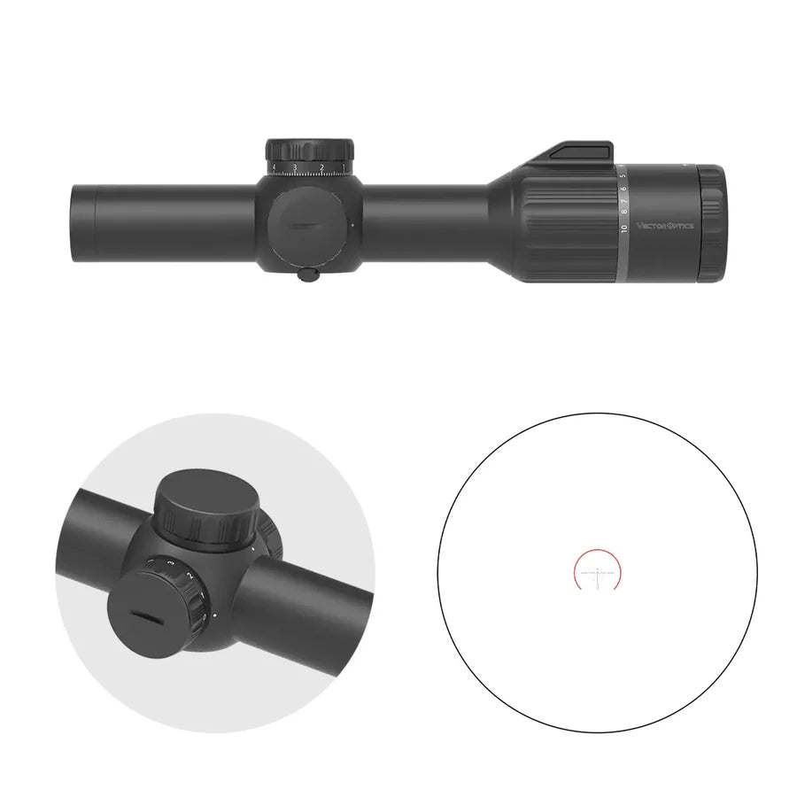 Vector Optics Constantine 1-10x24 HD FFP kikkertsikte