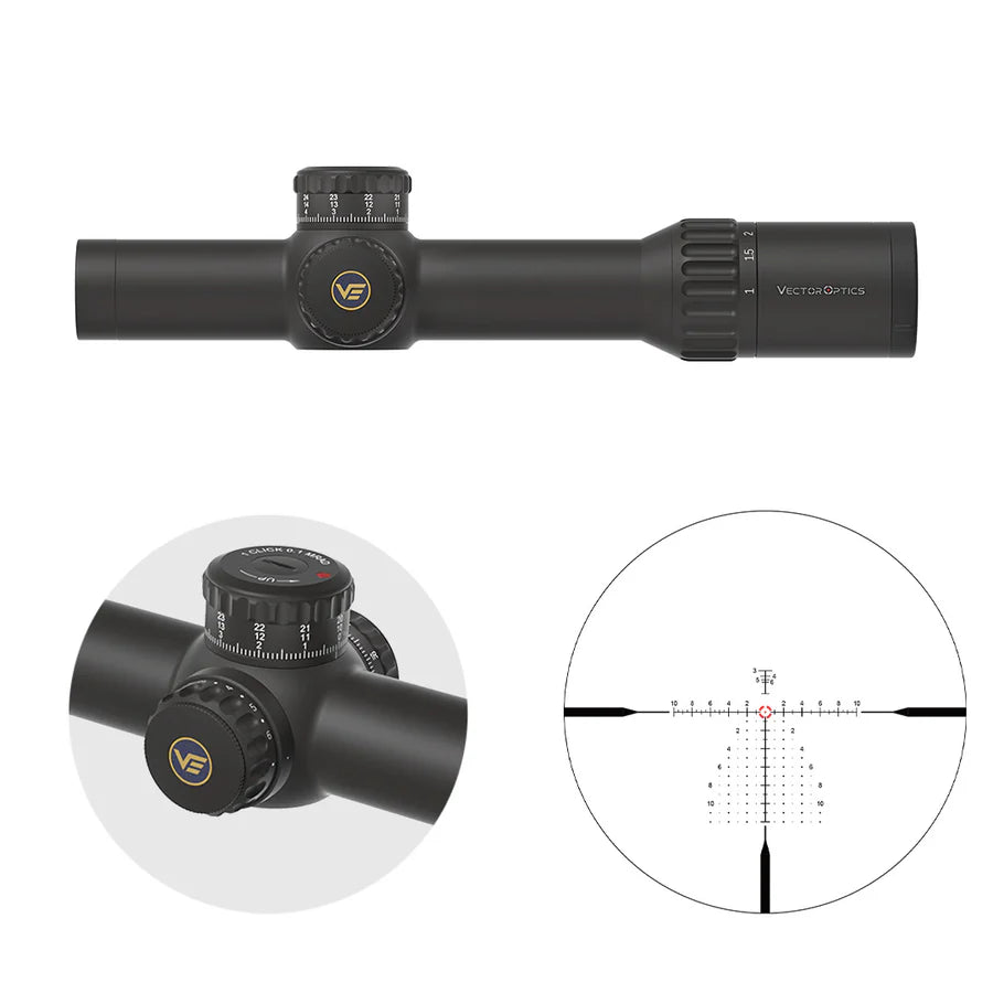 Vector Optics Continental x10 1-10x28 ED RAR-C kikkertsikte
