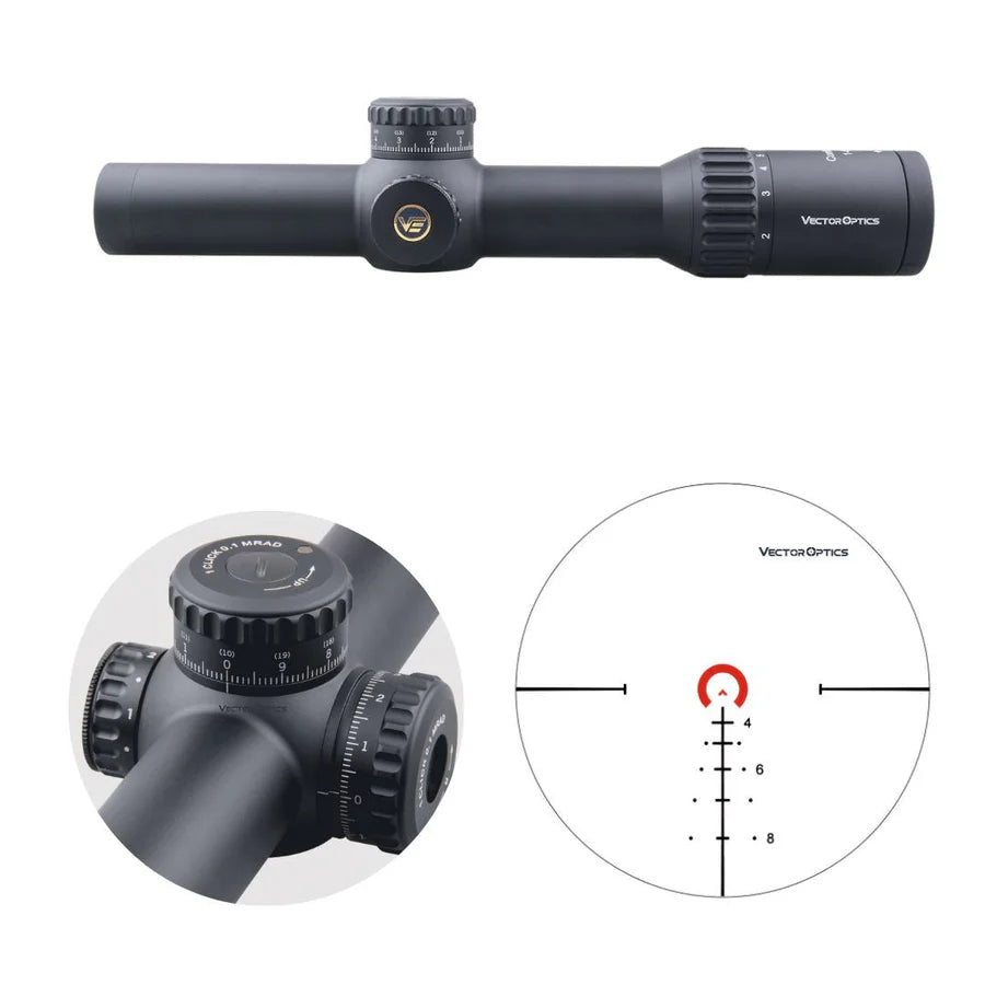 Vector Optics Continental x6 1-6x28FFP kikkertsikte