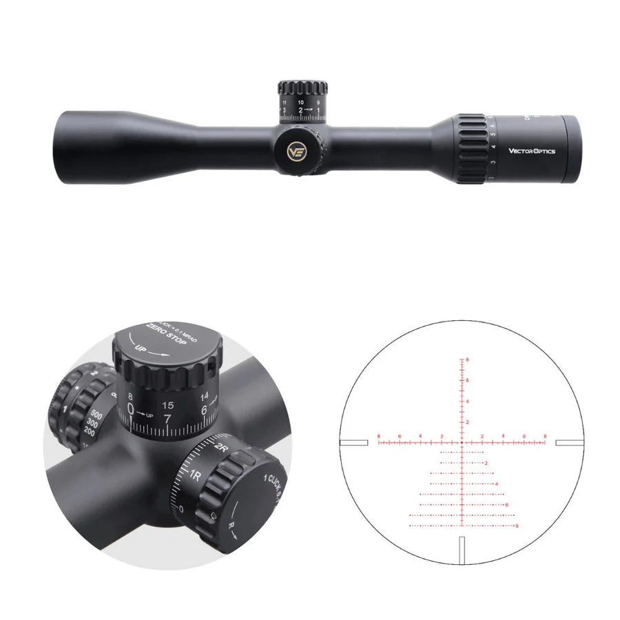 Vector Optics Continental x8 2-16x44 ED Tactical kikkertsikte
