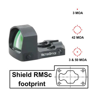 Rødpunktsikter med direkte montering for CZ Shadow 2 Carry