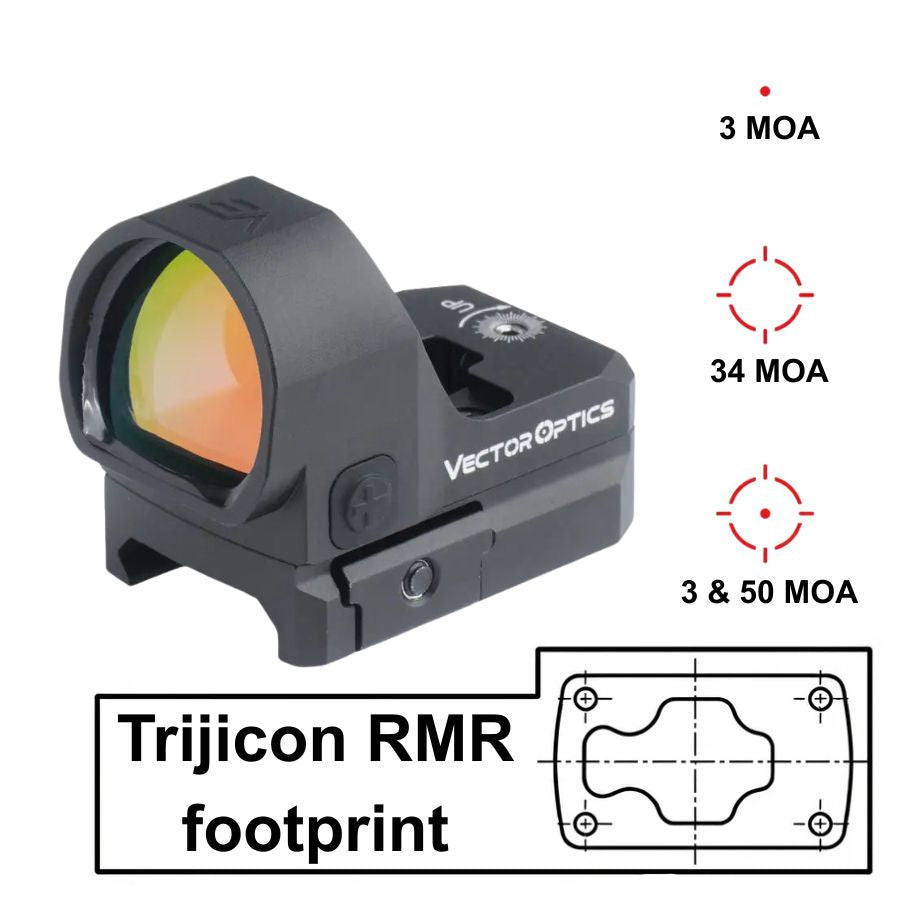 Vector Optics Frenzy 1x22x26 MOS MRS rødpunktsikte