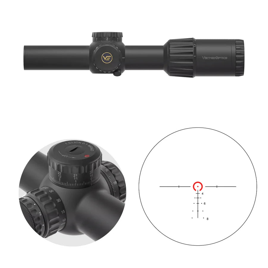 Vector Optics TAURON 1-6x24 SFP kikkertsikte