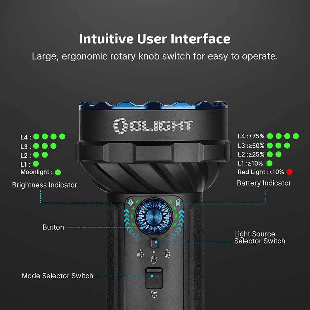 Olight Marauder 2 Mini | kraftig oppladbar lykt | 10.000 lm
