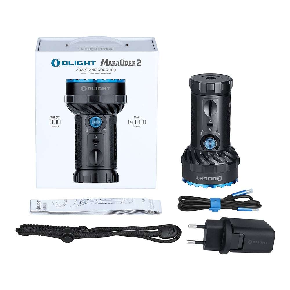 Olight Marauder 2 | ultra kraftig oppladbar lykt | 14.000 lm