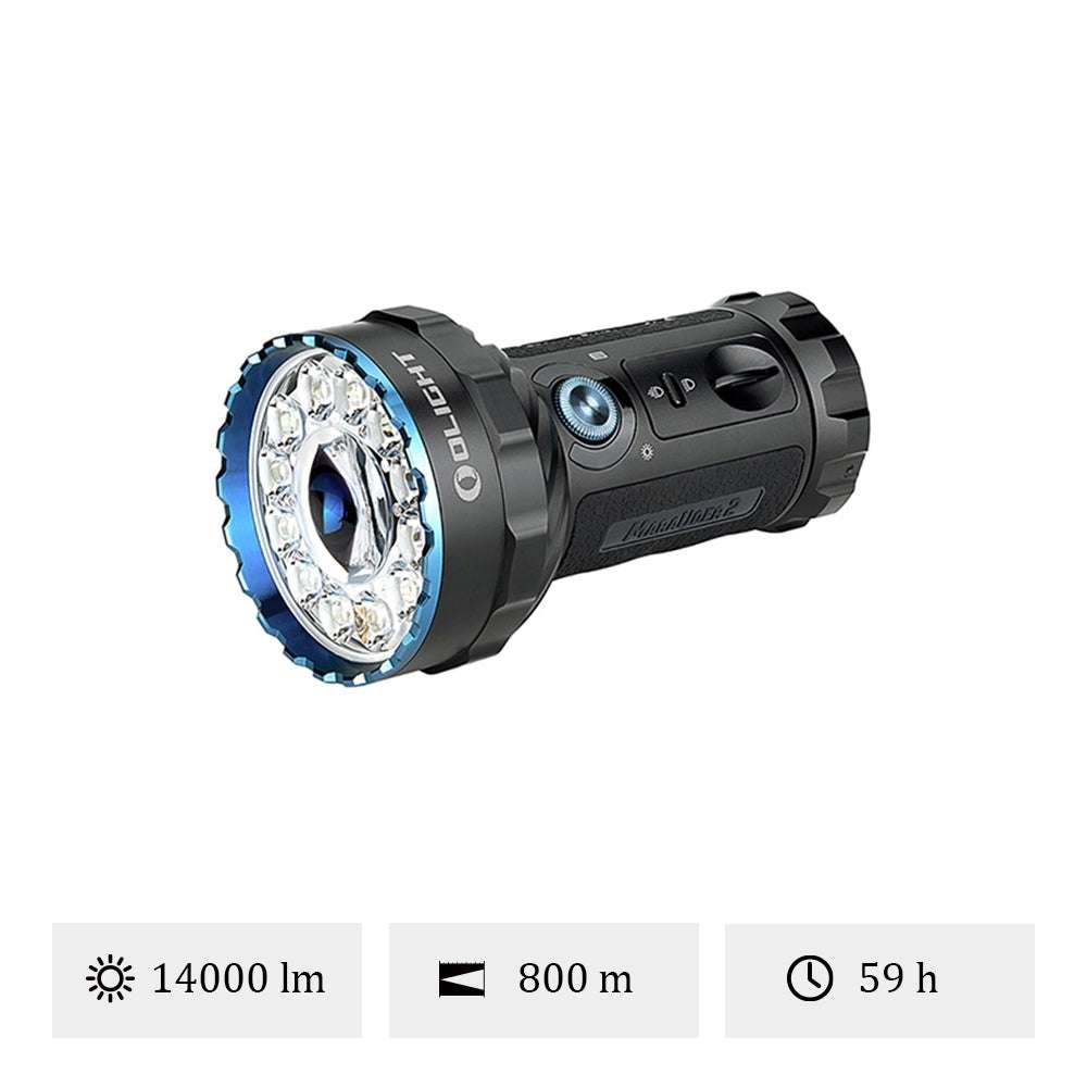 Olight Marauder 2 | ultra kraftig oppladbar lykt | 14.000 lm