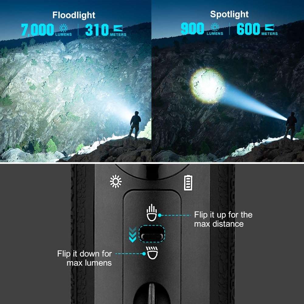 Olight Marauder Mini | flerfarget oppladbar lykt | 7.000 lm