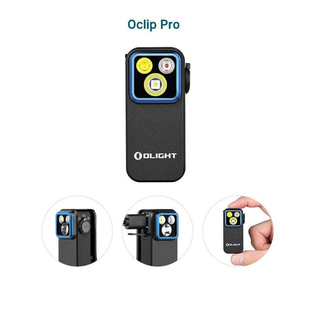 Olight Oclip Pro | multifunksjonell clip lykt | 500 lm