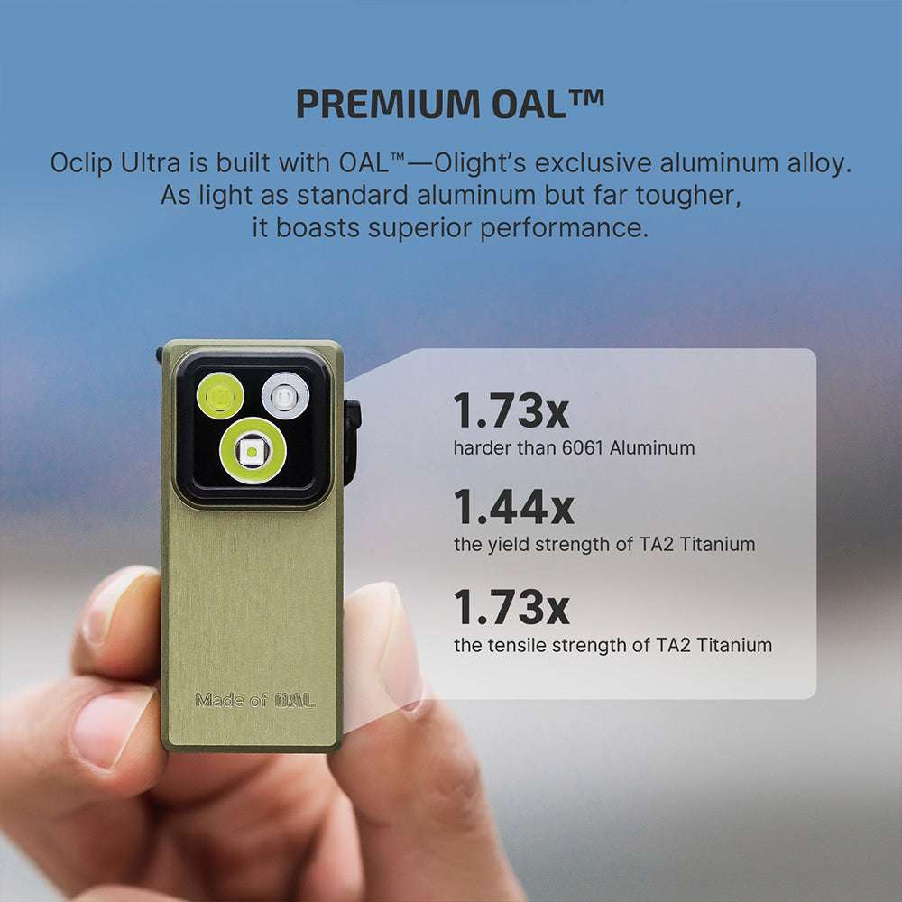 Olight Oclip Ultra | 3-i-1 clip-on EDC-lykt | 530 lm