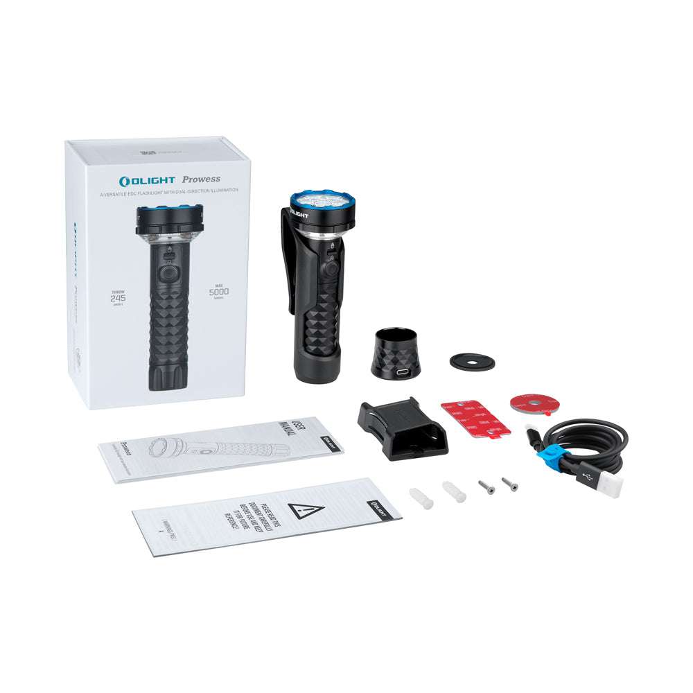 Olight Prowess | lykt med toveis belysning | 5.000 lm