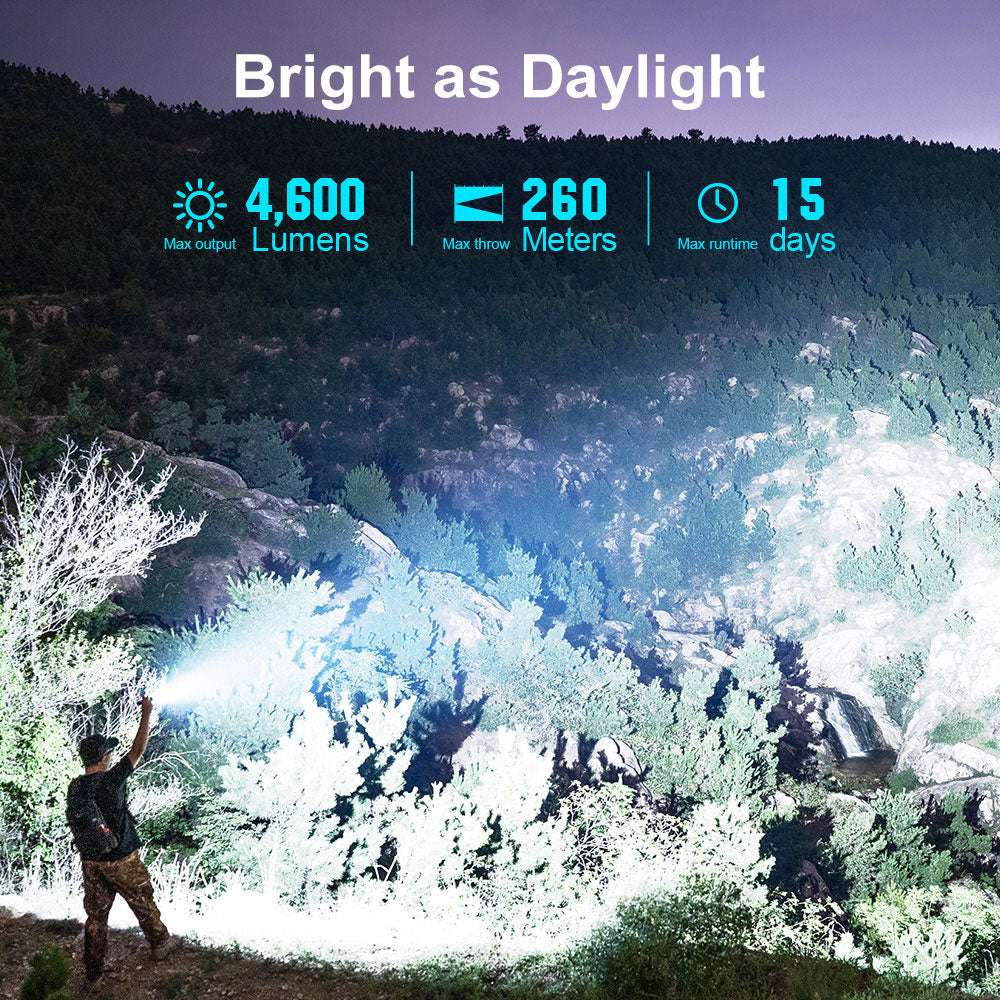 Olight Seeker 4 Pro | kraftig lykt | 4.600 lm
