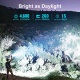 Olight Seeker 4 Pro | kraftig lykt | 4.600 lm
