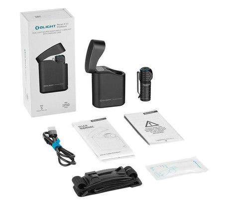 Olight Perun 3 Mini Premium | oppladbar hodelykt | 1.250 lm