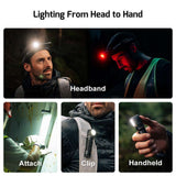 Olight Perun 3 | oppladbar hodelykt | 3.000 lm