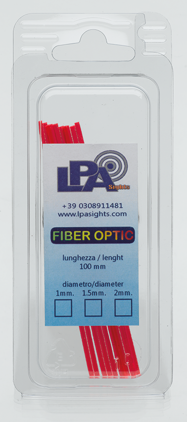 Ekstra fiberoptisk stav | 1.0 mm [rød]