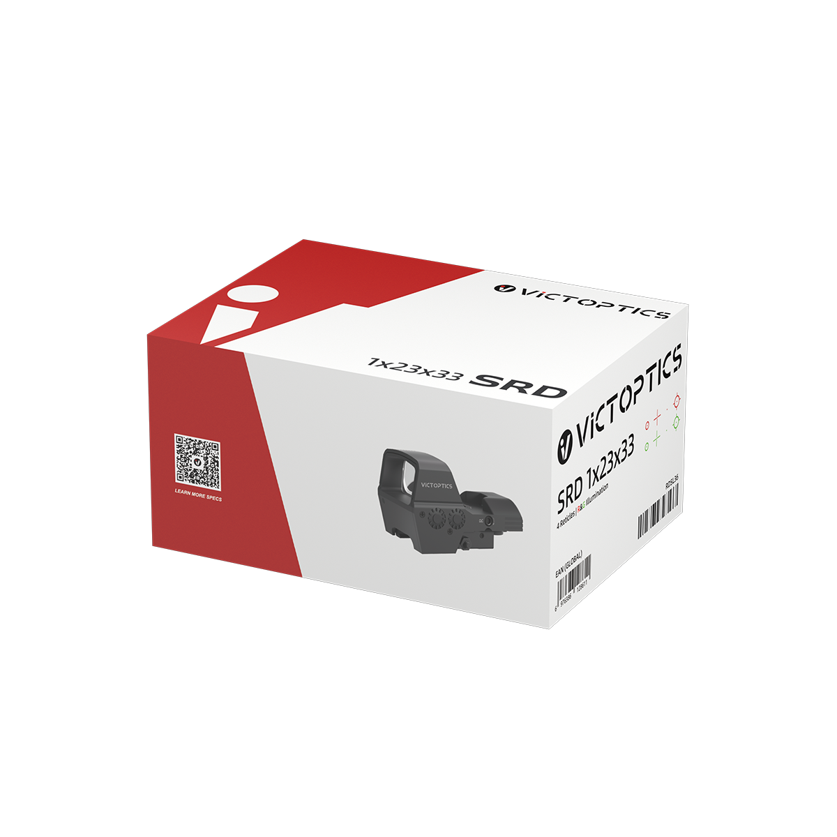 VictOptics SRD 1x23x33 Fire-Reticle rødpunktsikte